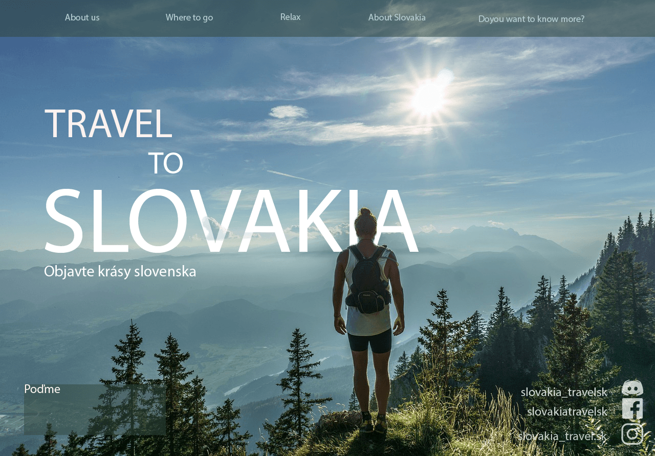 Travel Slovakia Landing